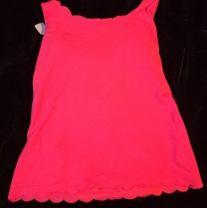 Kiava brand scalloped swim tanki top